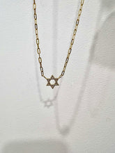 Load image into Gallery viewer, Magen David Paperclip Chain
